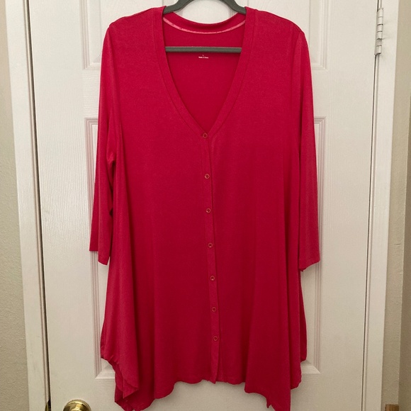 Soft surroundings soft tunic top - Picture 1 of 6